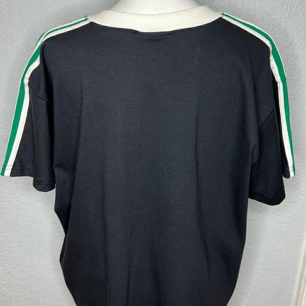 New! Adidas Pullover Crew Neck Men’s Tee Shirt Top Black Sz L - Picture 7 of 10